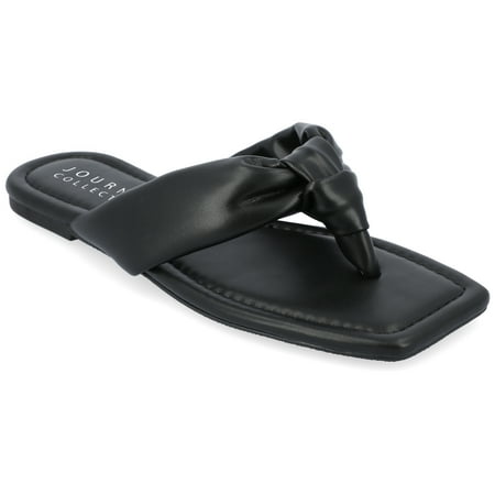 

Journee Collection Womens Ares Tru Comfort Foam Light Puff Flip Flop Sandals