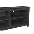 Mainstays Adjustable Shelf TV Stand for TVs up to 80", Black Finish