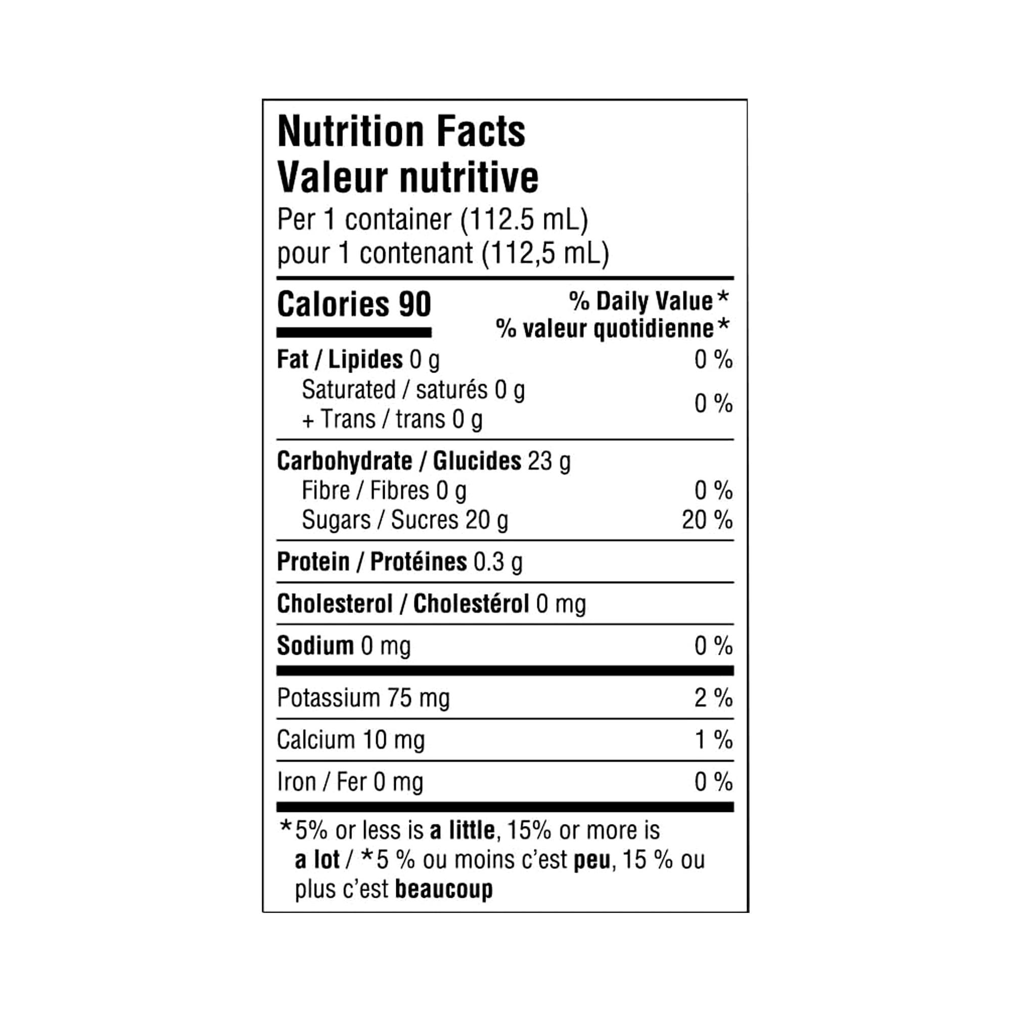 Salade de fruits avec cerises Great Value