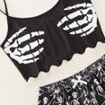 thumbnail image 5 of Bjutir Short Sets For Women Outfit Halloween Pajama Shorts Set Black S, 5 of 6