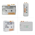 thumbnail image 4 of 218 USB Cassette Converter with Dual Stereo, Convert Tapes to MP3 on Windows 2000/XP/Vista/7/8/10, Headphone Jack for Music Playback, Battery-Powered (2xAA Not Included) - Includes USB Cable,, 4 of 6
