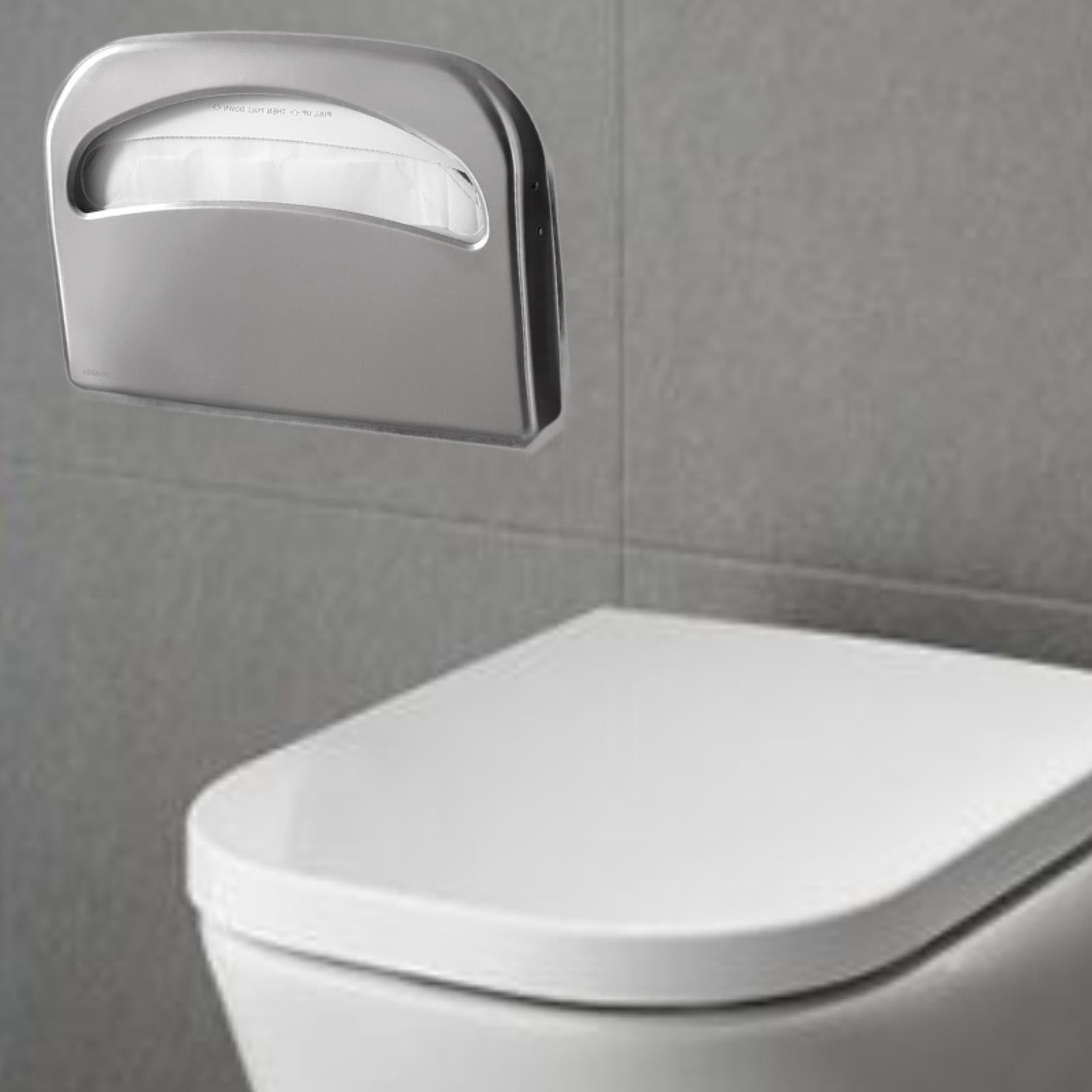 Fiocias Stainless Steel Tissue Box Toilet Seat Paper Holder Toilet Tissue Storage Box