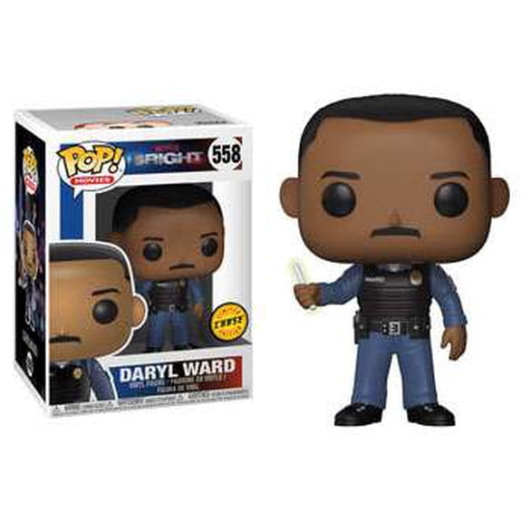 Bright Funko POP! TV Daryl Ward Vinyl Figure (Holding Wand, Chase Version)