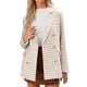 thumbnail image 2 of Blazer de mujer de primavera, informal, de manga larga, abrigo de lana para mujer, 2 of 4