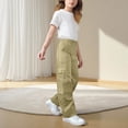 thumbnail image 2 of Adults' Comfortable Casual Loose Pants with Pockets - Solid Color Workwear Style, 2 of 8