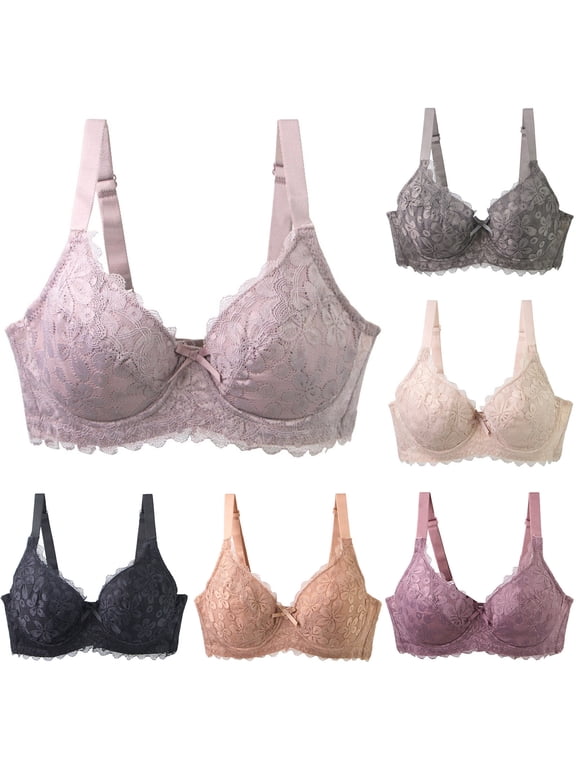 Push up Bras for Women with Underwire Plus Size Solid Color Lightweight Supportive Comfortable Bra Everyday Bras Sleeping Underwear Beige 80D