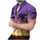 thumbnail image 1 of Camisa de playa hawaiana para hombre Camisa bohemia de verano Pompotops oipoqjl45191, 1 of 6