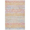 thumbnail image 3 of Safavieh Summer Samia Outdoor Geometric Distressed Runner, Gold/Blue, 2' x 8', 3 of 10