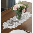 thumbnail image 2 of Lace Table Runner and Dresser Scarf Embroidered Flower Tablecloth Party Home Decor Supplies, 2 of 3