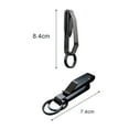 thumbnail image 6 of Waist Hanging Buckle Heavy Duty Universal Anti Lost Stainless Steel Keyring Security Clip Belt Key Holder Outdoor Accessories-A, 6 of 7