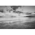 thumbnail image 2 of Audit, Lisa 32x23 Black Ornate Wood Framed with Double Matting Museum Art Print Titled - Samish Bay Sunset II BW, 2 of 4