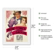 thumbnail image 2 of Here Comes the Groom - Starring Jake Hale Patricia Ellis - Vintage Film Movie Poster c.1934 - Japanese Unryu Rice Paper Art Print 24 x 32 in, 2 of 4