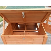 86 Large Solid Wood Chicken Coop House Run Cage Nesting Box
