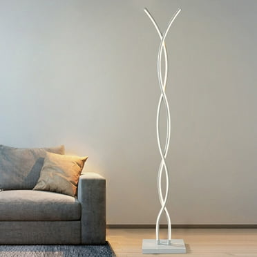 56'' Standing Floor Lamp Floor Lamp Standard Corner Light Square Bottom Modern