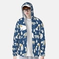 thumbnail image 2 of Balery cute winter bear Sudadera ligera de manga larga con capucha y protección solar UPF 50+ para hombre y mujer, ideal para pesca y running-3X-Large, 2 of 7