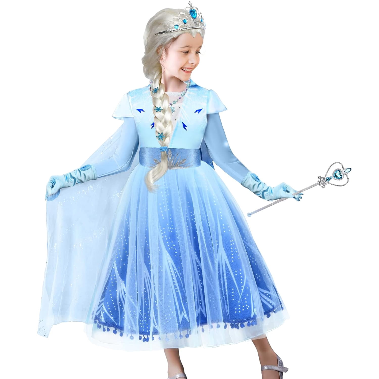 disfraz de elsa niña