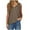 Khaki, variant on Mgmyaa Women's Casual Tank Tops Summer V Neck Sleeveless Basic Flowy Loose Shirts