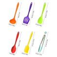 thumbnail image 4 of 10PCS Silicone Kitchen Tool Set Assorted Grill Tongs Silicone Spatula Oil Brush, 4 of 9