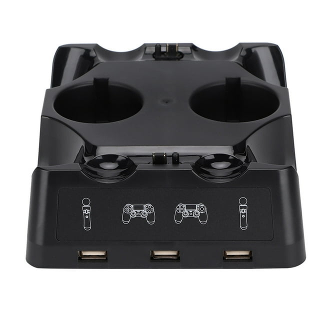 Cargador multifuncional para PS4/PS4 MOVe PS4 VR Controller Cuatro bases de carga
