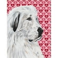 thumbnail image 1 of Caroline's Treasures Dalmatian Hearts Love and Valentine's Day House Vertical Flag, 1 of 7