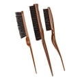 thumbnail image 2 of Juego de peine para peinado de 3 piezas, peine de cola puntiaguda para peinar cabello trenzado para niñas, 2 of 7
