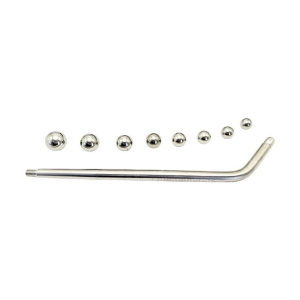 Bolas de reparación de abolladuras para saxofón, varilla larga, removedor de abolladuras, resistente a la oxidación, juego de bolas de chapa para saxo