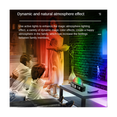 thumbnail image 4 of Réveil Sunrise, Simulateur d'Aube avec Lumière de Réveil, Lampe de Chevet Multi-Couleurs avec Chargeur USB, Blanc, 4 of 7