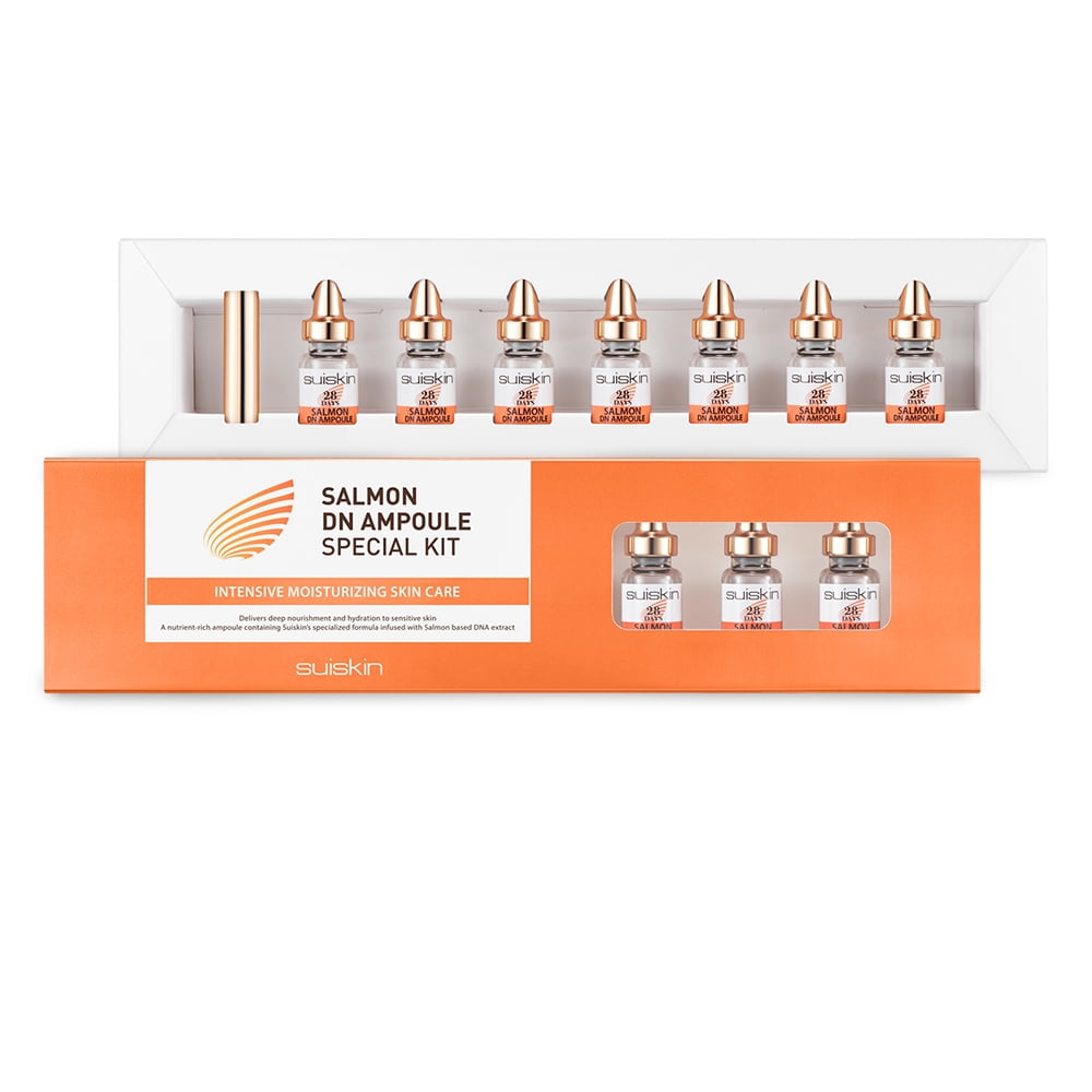 Suiskin Salmon DN Ampoule : 28-Day Skincare Boost for Improved Skin Elasticity