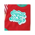 thumbnail image 6 of Gzhioc Baby Girl Boys Romper, Long Sleeve Round Neck Christmas Striped Print Loose Short Romper,3-24 Months, 6 of 9