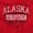 Red, variant on Alaska Badge Alaskan State Pride Men's Graphic T Shirt Tees Brisco Brands L