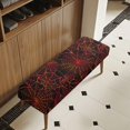 thumbnail image 3 of XYZCANDO Scratch Resistant Chair Seat Protector Cover, Red Spider Web Pattern Poly Spandex Machine Washable Bench Covers for Dining Room Bedroom, 3 of 9