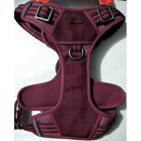 Reddy Burgundy Canvas Dog Harness, Medium By: Reddy