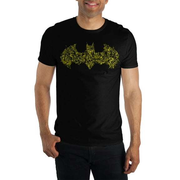 Men's Batman Art Logo Shirt-X-Large