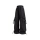 thumbnail image 4 of Pincandy Women's Multi-Pocket Drawstring Casual Pants, Breathable Solid Color, High Waist Elastic Waistband, Outdoor & Daily Wear, 4 of 5