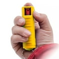 thumbnail image 2 of 4 pieces of pepper spray 0.5 ounces personal defense safety protection keychain, yellow, suitable for solo nighttime activities, 2 of 5