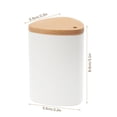 thumbnail image 2 of LHWEN Toothpick Container Toothpick Storage Box Simple White Toothpick Bottle for Home Restaurant Hotel Material with Single-Hole Design and Smooth Dispensing and Easy to Use Modern Triangle Shape, 2 of 8