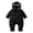 Black, variant on Gubotare Baby Boys Girls Snowsuit Winter Clothes Suit Hooded Jumpsuit Romper Bear Outfit Infant Warm Coat Outwear Overcoat 3 6 Months (Black,3-6 Months)