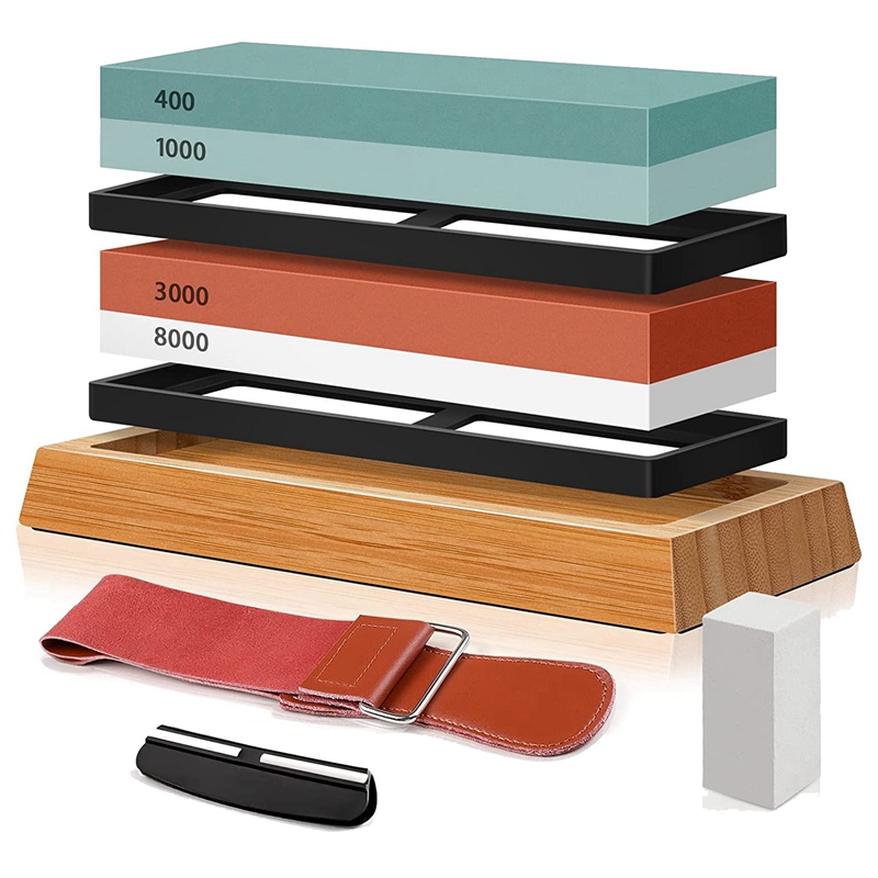 Sharpening Stone Set Sharpening Stone Sharpening Stone Set 4 Sides Grit