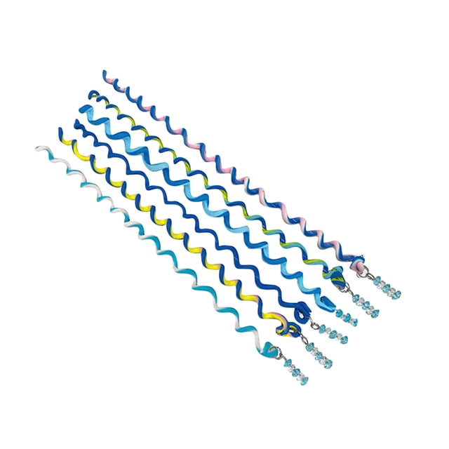 6PC Girls Hair Accessories Set Colorful Torsion Hair with Rhinestones DIY Stylish Durable