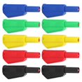 thumbnail image 5 of 2-pack U29 4mm Insulated Banana Plugs for Electrical Testing Red Black Yellow Green Blue, electrical components., 5 of 5