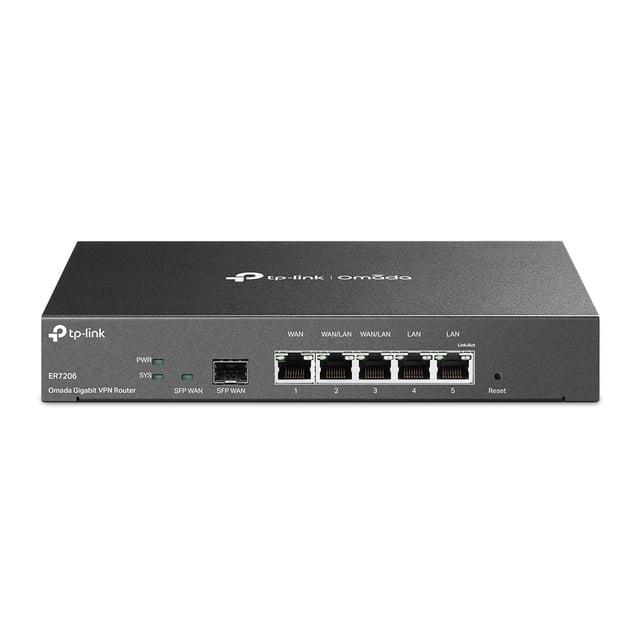 Enrutador Gigabit Ethernet TP-LINK TL-ER7206 Negro