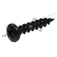 thumbnail image 3 of Rok 500-Pack #6-13 x 3/4" Deep / Coarse Thread Phillips Pan Head Screws Black Phosphate, 3 of 6