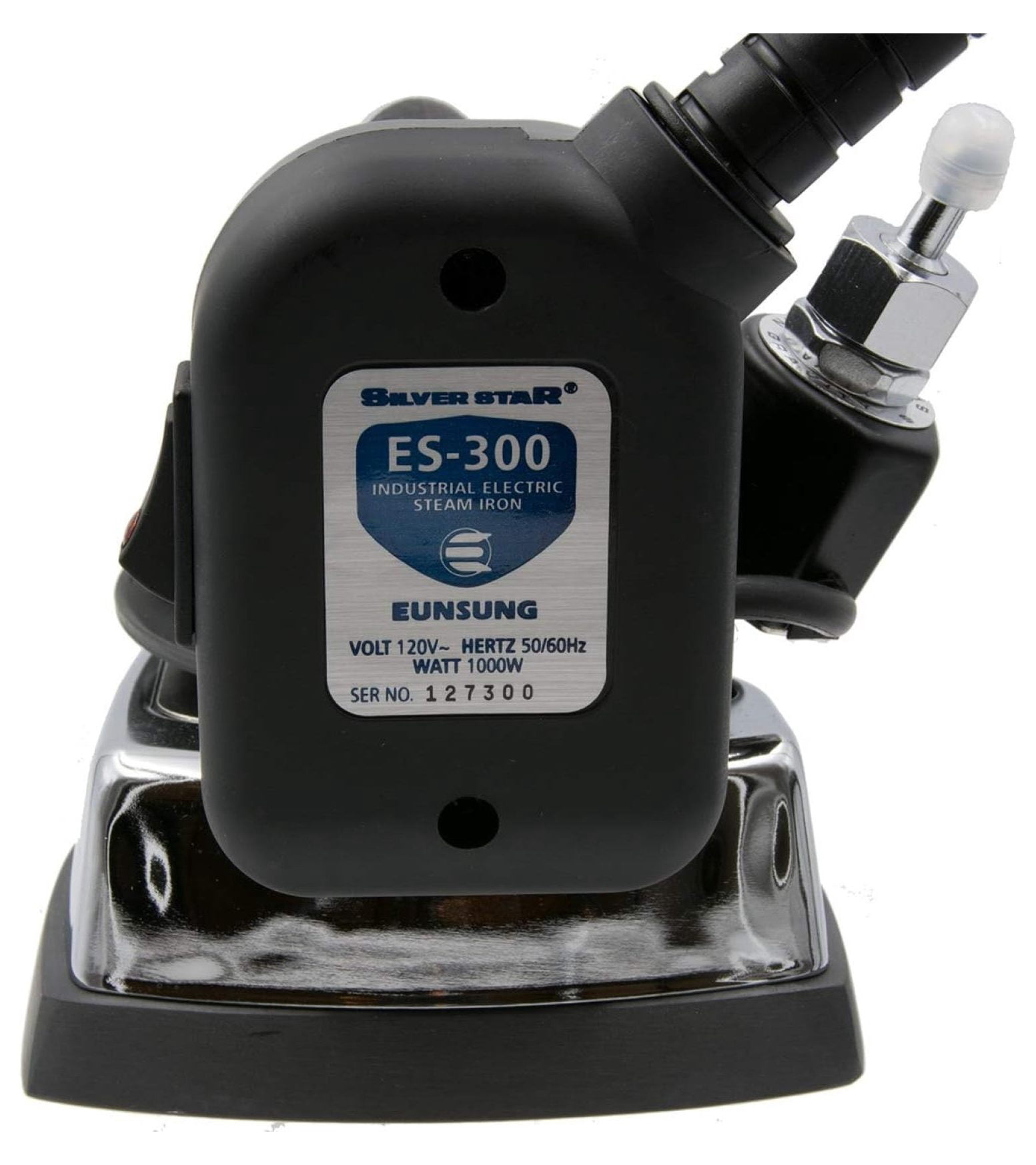 Gravity- Feed Steam Iron ~ Silver star ES-300 - Standard 110 Volt