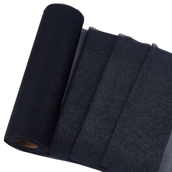Polyester Mesh Fabric Black 300x0.1mm 25yards/pc
