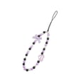 thumbnail image 2 of Lindo llavero de pulsera, colgante de bolso, llaveros, decoración de monedero, bolso de mujer Lazo morado, 2 of 9