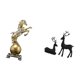 thumbnail image 5 of Figura de escritorio,Estante de estatua de caballo para escritorio,oficina,decoración del hogar,Figura decorativa de escritorio de resina para decoración del hogar,Estatua de reno,Estatua de, 5 of 8