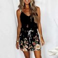 thumbnail image 2 of TAGOLD Womens Summer Dresses,Women Casual V-Neck Sleeveless Bandage Printing Loose Sling Dress, 2 of 5