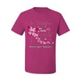 thumbnail image 2 of Wild Bobby In October We Wear Pink Diamond Heel Breast Cancer Awareness Men Tee, Fuschia, Small, 2 of 6