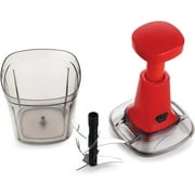 SIGNORA WARE Manual Food Chopper & Processor with Stainless Steel Blades, 1000 ml, Red