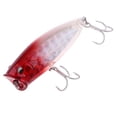thumbnail image 2 of Ximing Leurre de Pêche Extérieur pour Surface Flottante, Appât Dur en Équilibre avec Hameçon Triple, Rouge B, 2 of 7